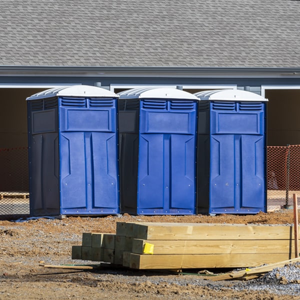 do you offer hand sanitizer dispensers inside the porta potties in Sarahsville OH